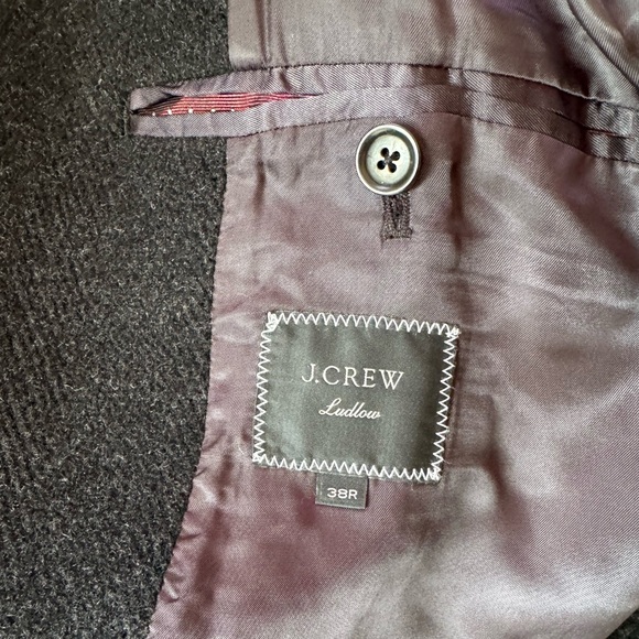 J.Crew dark grey wool coat - Picture 3 of 3